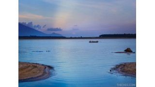 Hồ Dầu Tiếng -  Tây Ninh khá mát mẻ và trong lành, khung cảnh yên bình  